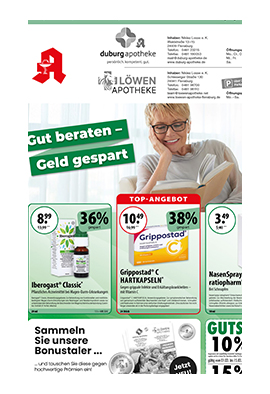 Löwen Apotheke tilbudsavisen