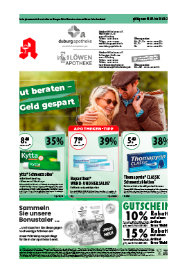 Löwen Apotheke tilbudsavisen