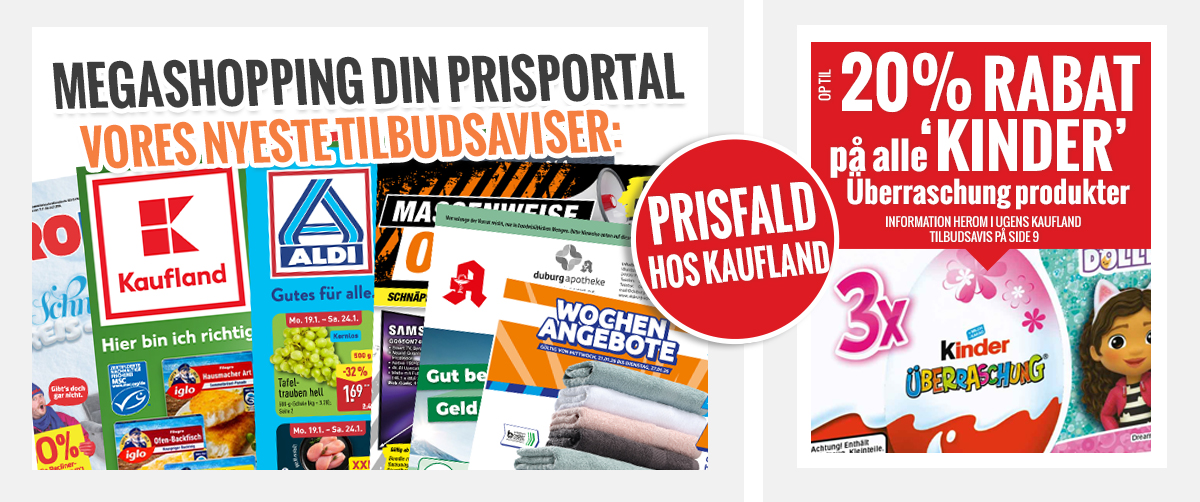 Megashopping DIN PRISPORTAL - De nyeste tilbud og kampagner 