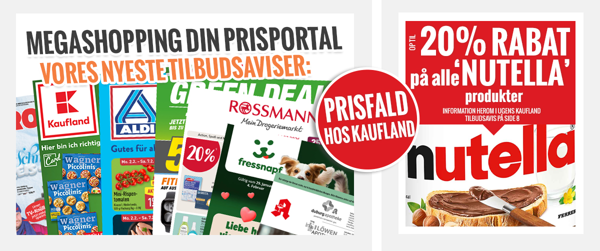 Megashopping DIN PRISPORTAL - De nyeste tilbud og kampagner 