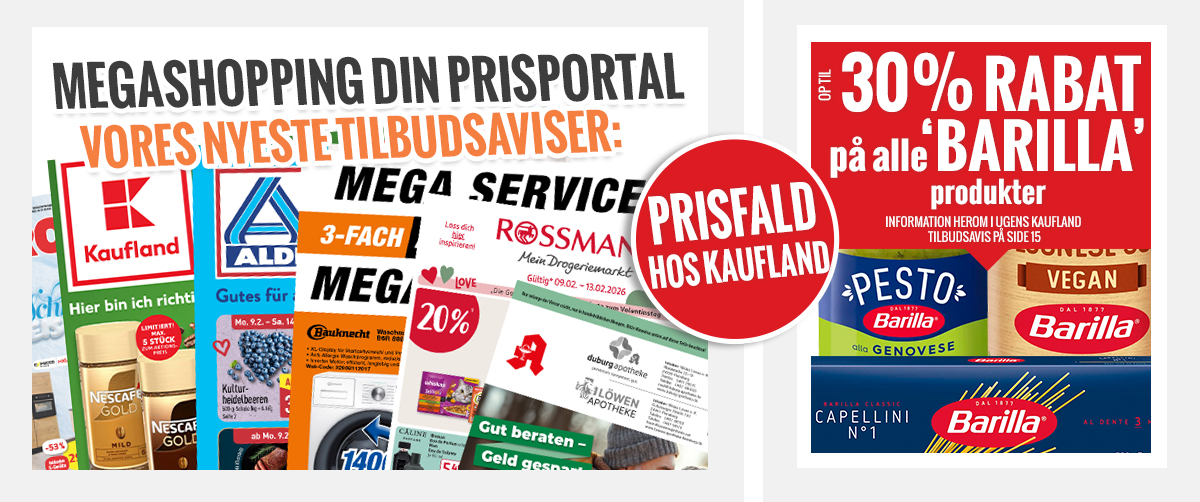 Megashopping DIN PRISPORTAL - De nyeste tilbud og kampagner 