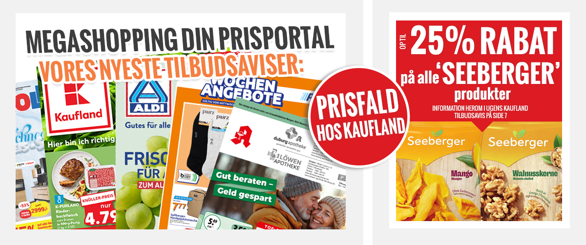 Megashopping DIN PRISPORTAL - De nyeste tilbud og kampagner 