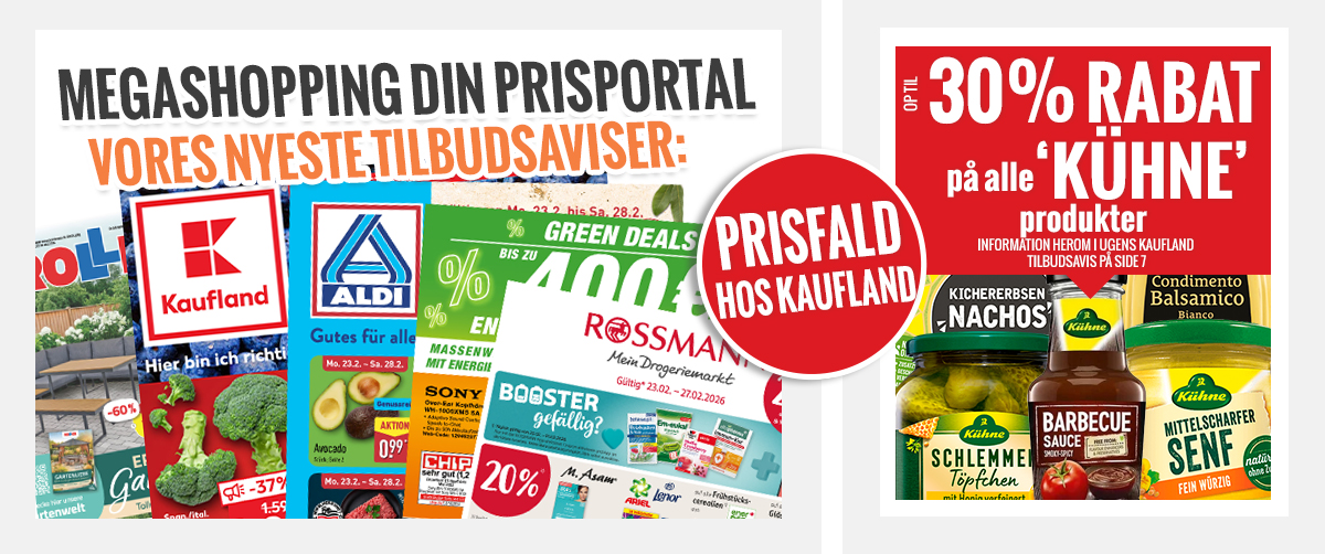 Megashopping DIN PRISPORTAL - De nyeste tilbud og kampagner i Förde Park