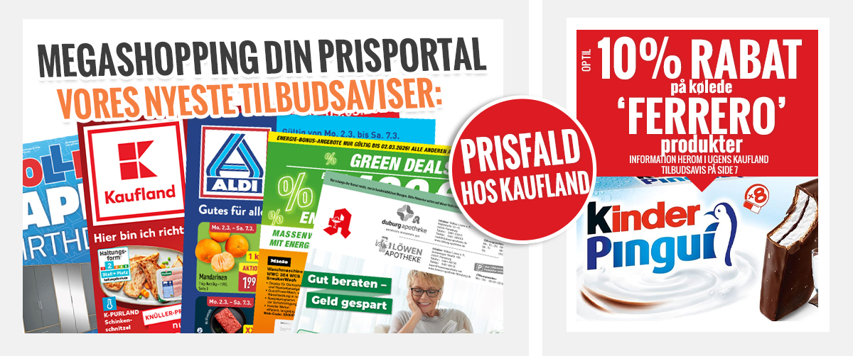 Megashopping DIN PRISPORTAL - De nyeste tilbud og kampagner i Förde Park