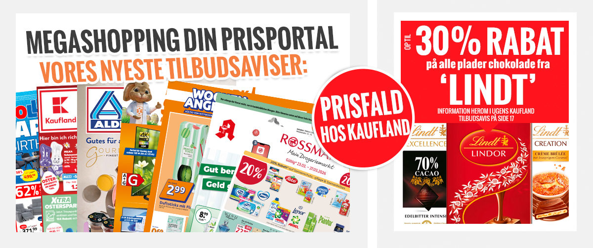 Megashopping DIN PRISPORTAL - De nyeste tilbud og kampagner i Förde Park