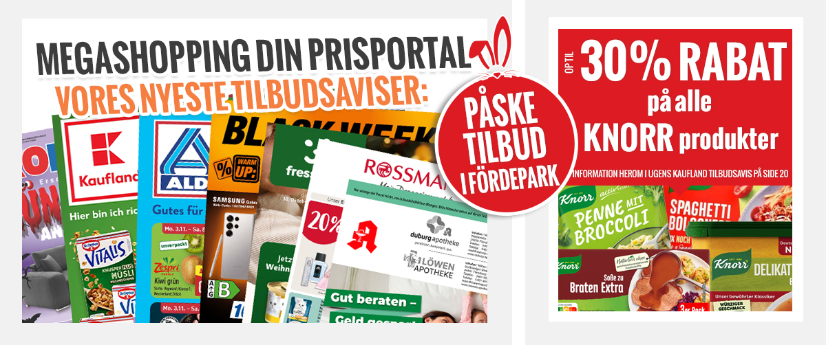 Megashopping DIN PRISPORTAL - De nyeste tilbud og kampagner 