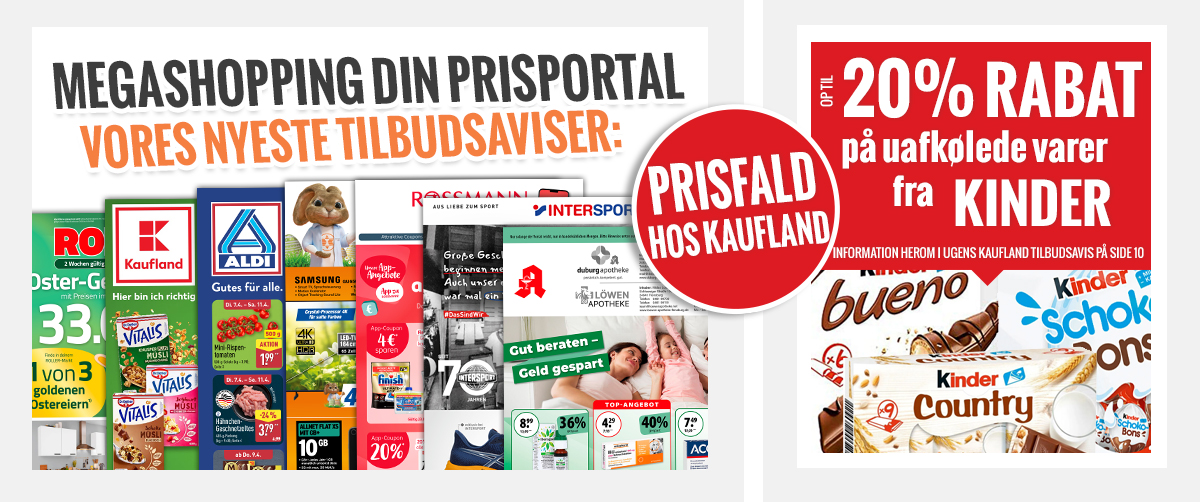 Megashopping DIN PRISPORTAL - De nyeste tilbud og kampagner i Förde Park