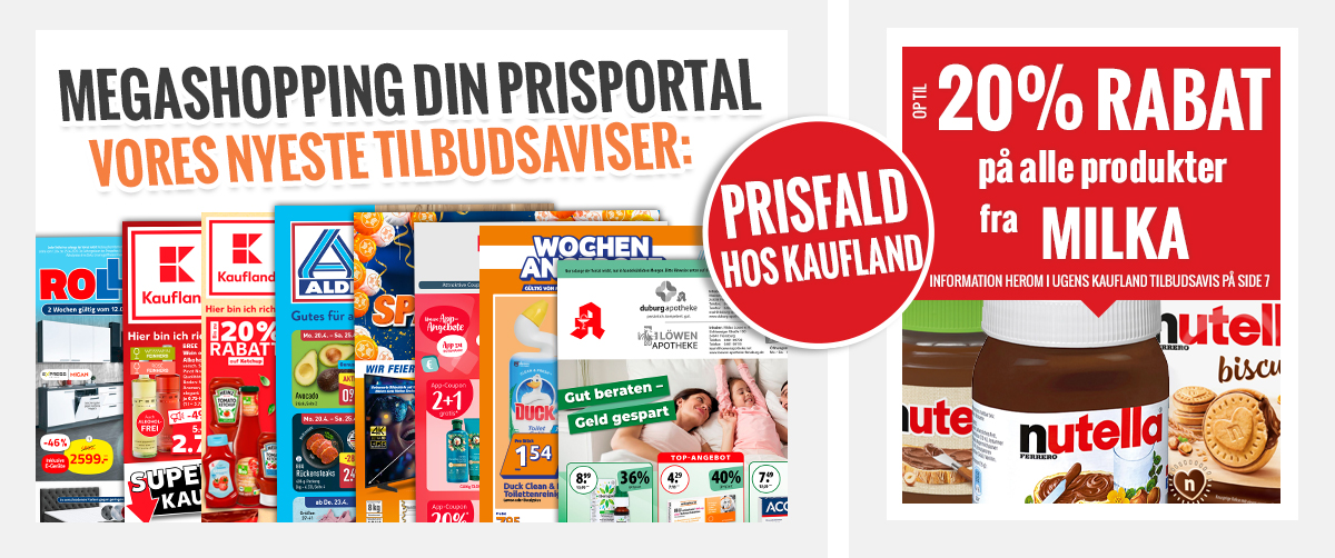 Megashopping DIN PRISPORTAL - De nyeste tilbud og kampagner 