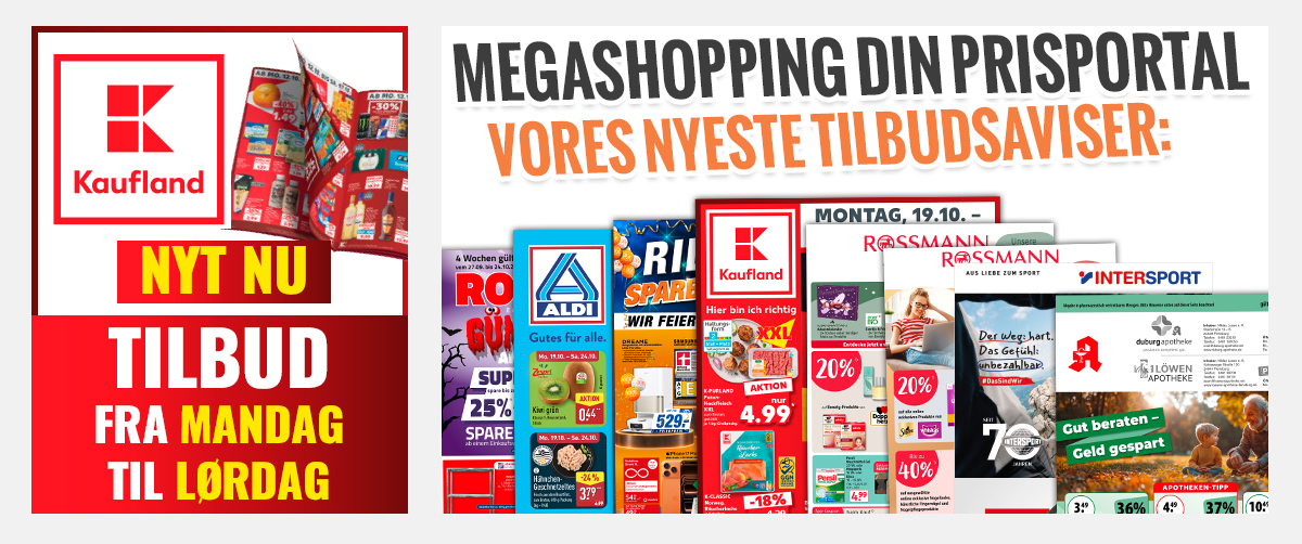Megashopping DIN PRISPORTAL - De nyeste tilbud og kampagner 
