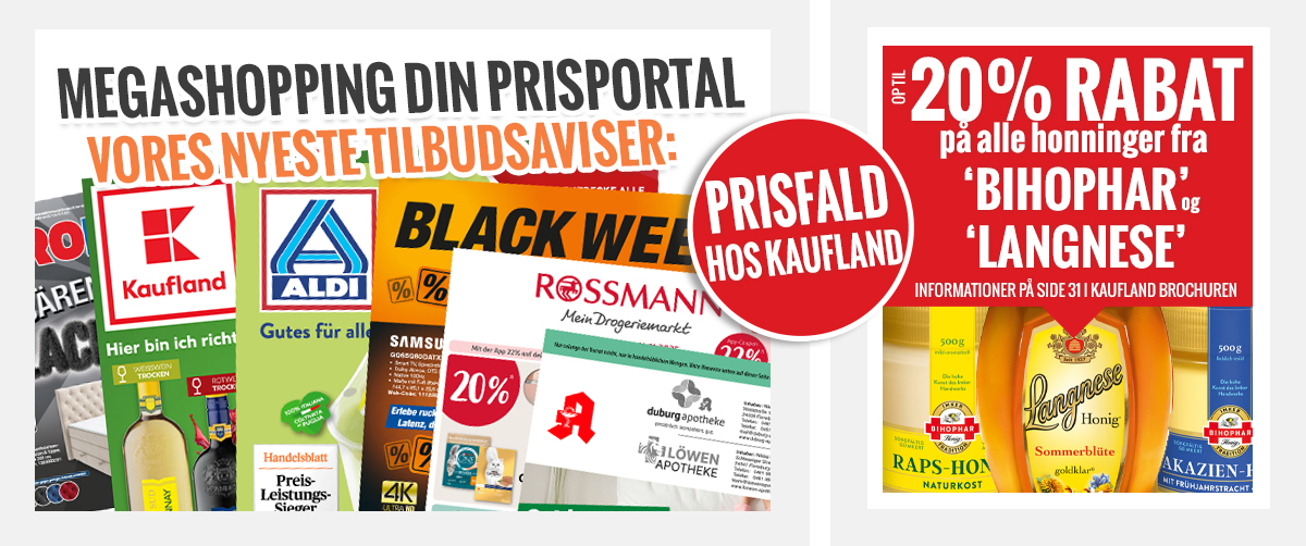 Megashopping DIN PRISPORTAL - De nyeste tilbud og kampagner