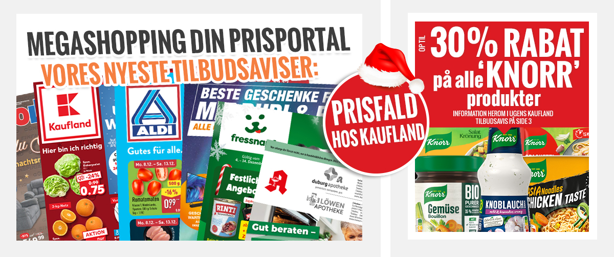 Megashopping DIN PRISPORTAL - De nyeste tilbud og kampagner i Förde Park